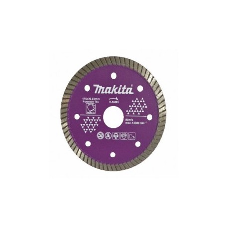 Disco De Corte 4 1/2" Turbo Especial N.R. Makita D50893