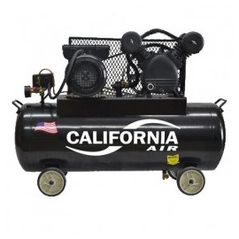 Compresor De Banda 2 Hp 60 Lts 115 Psi 110/220 V California
