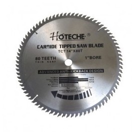 Disco Sierra Circular Dientes Punta De Carburo 12" X 100 Hoteche 12X100T