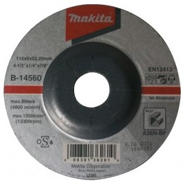 Disco Abrasivo Para Aluminio 115 Mm B44105 Makita B14560