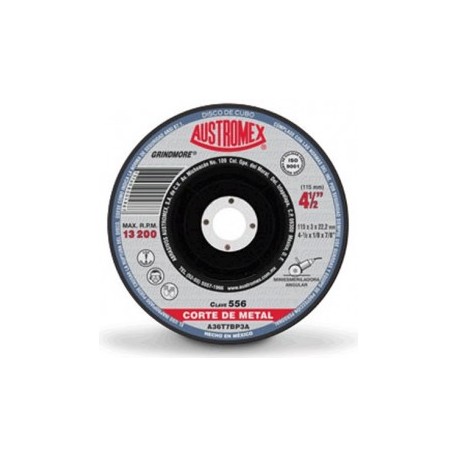 Disco Para Corte Metal 4 1/2" X 1/8" X 7/8" Austromex 556