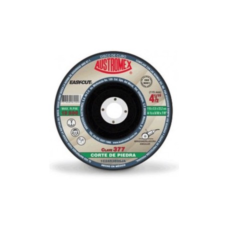 Disco Para Corte Piedra 4 1/2" X 3/3" X 7/8" Austromex 377
