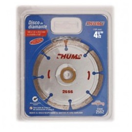 Disco Diamante Uso General Dentado 4 1/2" X 0.070 X 7/8" Austromex 2555