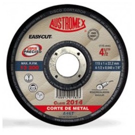 Disco Para Corte Superdelgado 4 1/2" X 3/64 " X 7/8" Austromex 2014