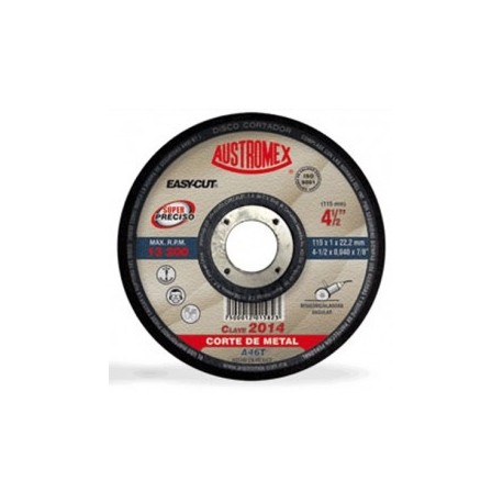 Disco Para Corte Superdelgado 4 1/2" X 3/64 " X 7/8" Austromex 2014
