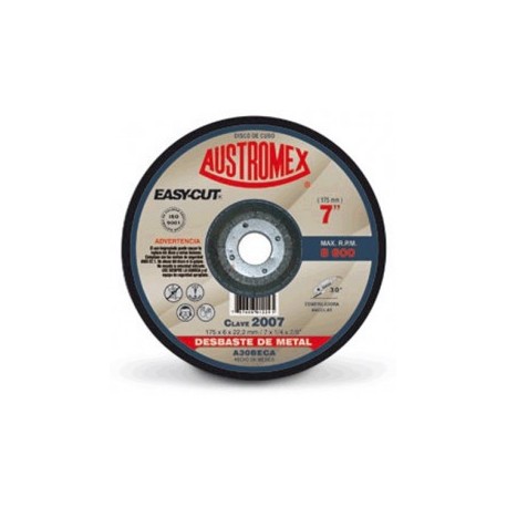 Disco Para Desbaste Metal 7" X 1/4" X 7/8" Austromex 2007