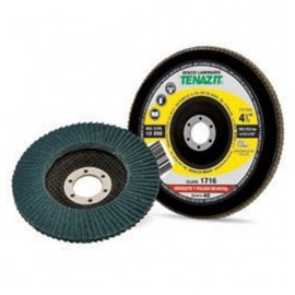 Disco Laminado Para Lijar Acabado Medio Grano 40 4 1/2" X 7/8" Austromex 1716