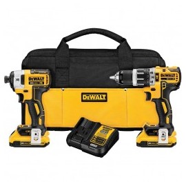 Rotomartillo Y Llave Impacto 1/4 Combo 1/2" 20 Volts Max Ion-Li Dewalt DWDCK287D2-B3.