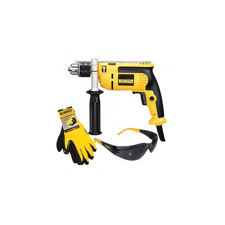 Rotomartillo V.V.R. De 1/2" Con Guantes Y Gafas Dewalt DWE1650SI-B3
