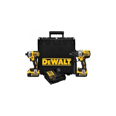 Rotomartillo Atornillador De Impacto Combo 20 Volts Dewalt DWDCK299P2