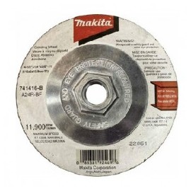 Disco Abrasivo Desbaste 4-1/2"X 7/8"X 1/4" Cambio A B44264 Makita A90364
