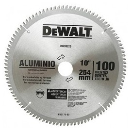 Disco Sierra 10"X100 Dientes Flecha 30Mm C Dewalt A03220