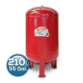 Tanque Hidroneumatico De Membrana 210 Litros Vertical Evans Eqth210Ve