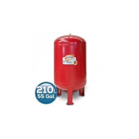 Tanque Hidroneumatico De Membrana 210 Litros Vertical Evans Eqth210Ve