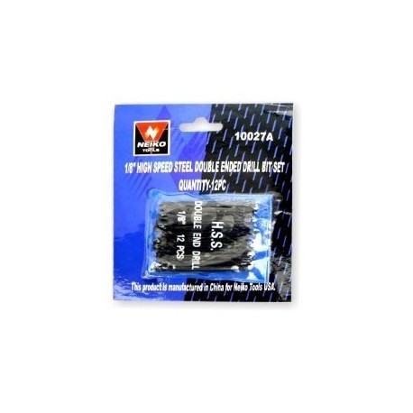 Broca Alta Velocidad 1/8" 12 Piezas Neiko 10027A