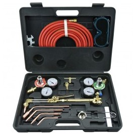 Equipo Harris Para Autógena Para Corte Y Soldadura Juego Con 11 Piezas Ridgerock Rig10921