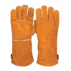 Guantes Azules Reforzados Para Soldador Truper 15246