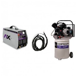 Plasma Axt-P9040Cbv Compresor 2 Hp 40 Litros Y Antorcha Plama