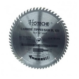Disco Sierra Circular Dientes Carburo 10" X 60 Hoteche 10X60T
