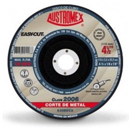 Disco Para Corte Metal 4 1/2" X 1/8" X 7/8" Austromex 2006