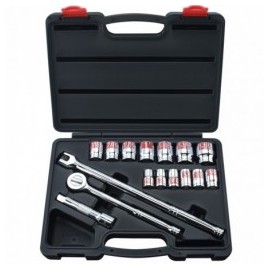 Dados Con Matraca 17 Piezas 1/2" Neiko 02491A