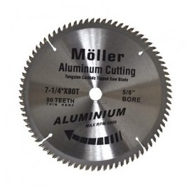 Sierra Circular 7-1/4" X 80 Dientes Punta De Carburo Hoteche 714X80T