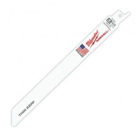 Segueta Super Sawzall 10/14 Dientes 8 Largo Corte Madera Milwaukee 48005193