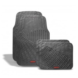 Tapetes Para Auto De Hule, Gris De Lujo MIKELS TA-2