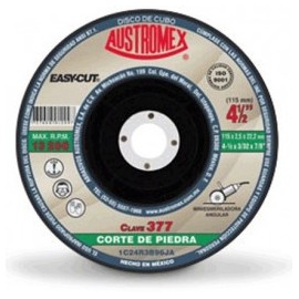 Disco Para Corte Piedra 4 1/2" X 3/3" X 7/8" Austromex 377