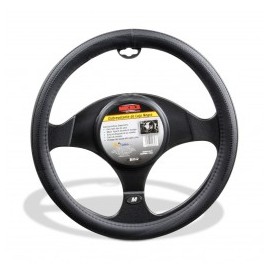Cubrevolante De Piel Color Negro MIKELS CU-PN