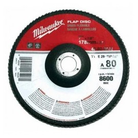 Disco Laminado Polifan 7" X 7/8" Grado 36 Zirconia Milwaukee 48808030 1