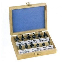 Brocas Router 12 Piezas Amana Amamrs1000 1